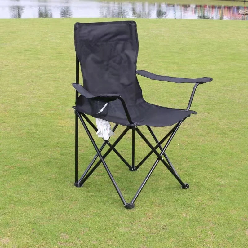 Low MOQ Outdoor Lightweight Foldable Beach Camping Chair Folding Picnic Fish Chair High Quality Folding Camping Chair