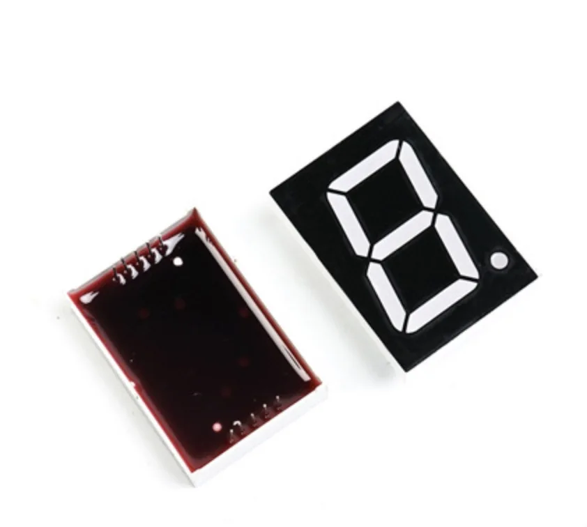 
1.2 inch LED red and white 1 Digit 7 Segment Display 