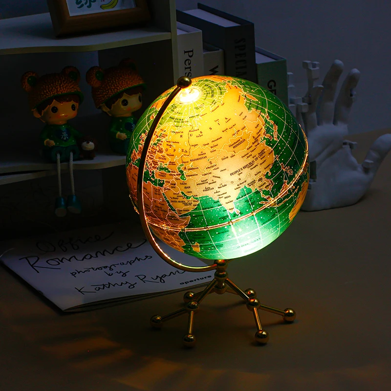 Novelty Gifts Wellfun Table Accessories Large Ornamental Clear Acrylic Souvenirs Novelty Gifts Globe Earth Globe Decor Globe