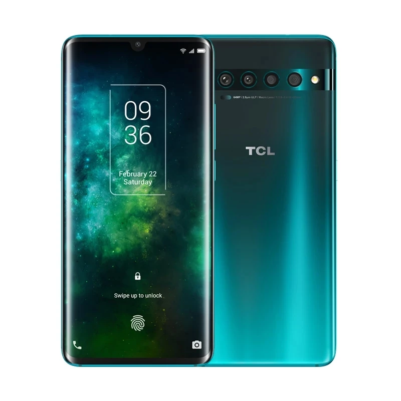 Мобильный телефон TCL 10 Pro, разблокированный, Android, камера 64 мп, Snapdragon 675, полный экран 6,47 дюйма, AMOLED, аккумулятор 4500 мАч, TCL 10pro