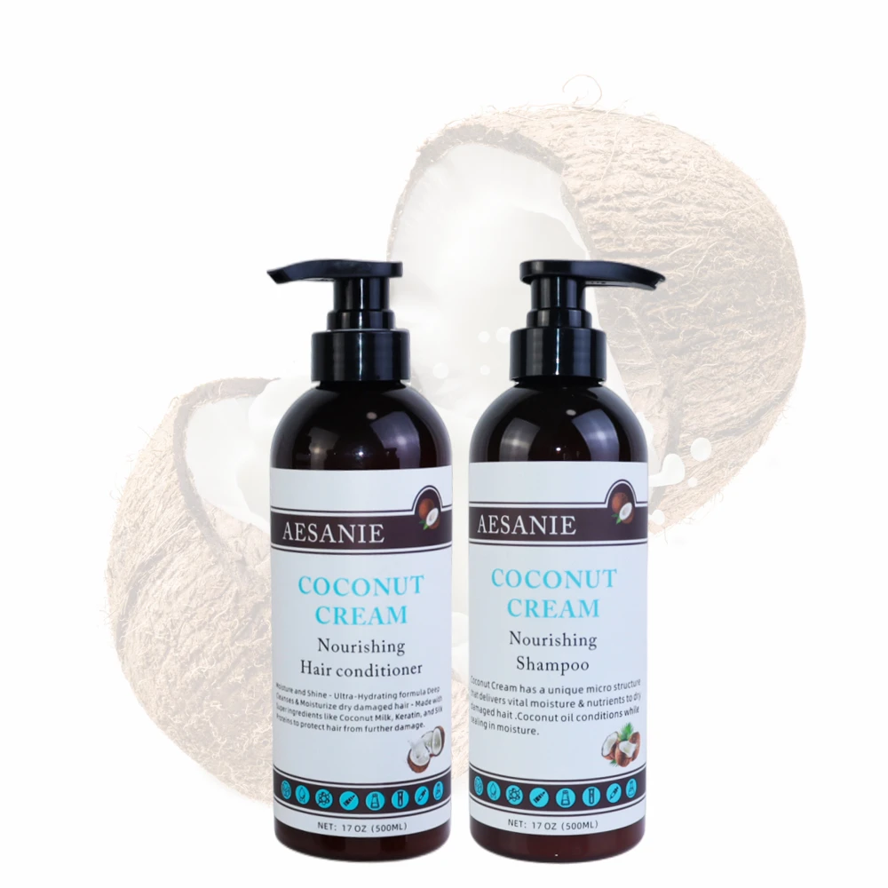 Curly Hair Hydrating Shampoo Nourish & Shine Curls with Honey & Coconut Oil Free for Paraben & Sulfate Private Label