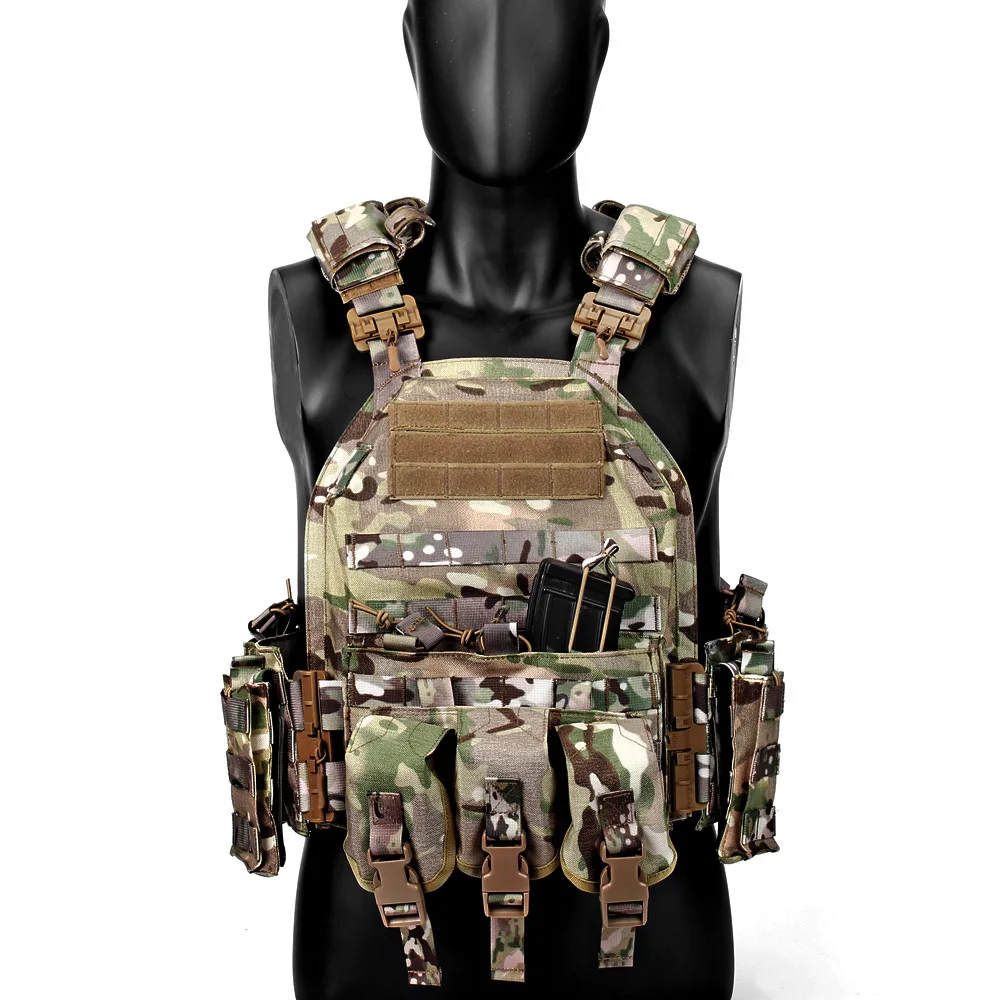 JSH удобный 1000D полиэстеровый 6094 тактильный жилет Новый Colete Tatico Plate Carrier Molle тактический с защитными функциями