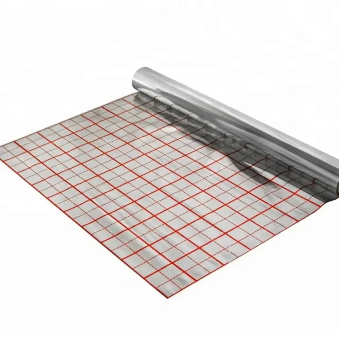 Floor Heating Design Aluminum Thermal Insulation Foil Film Radiates Panel Reflective 50m