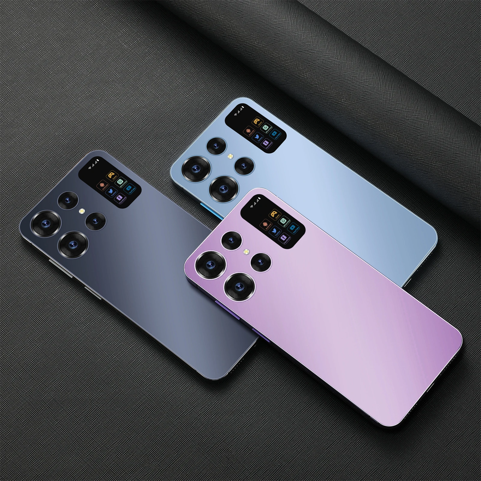 S24 ULTRA 16GB+1TB 7.3 Inch Android 12 Smartphone 144Hz Full HD Display 100W Quick Charge 5G Network 4G Features 108MP Rear