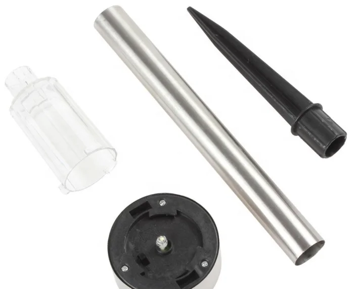 Amazon hot selling solar pathway lights XLTD-1808 glass lampshade stainless steel outdoor solar path lights for driveway sideway