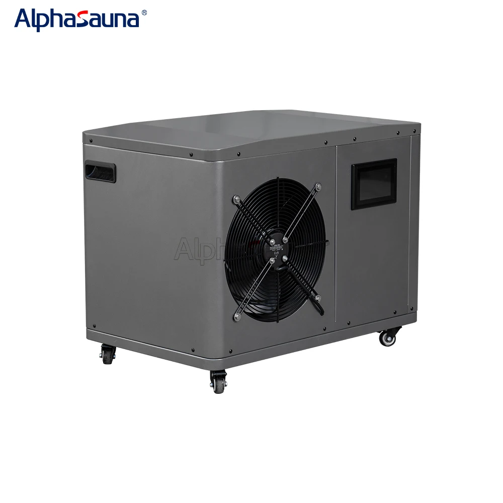 Alpha Sauna 1HP Wi-Fi Control Cold Plunge Tub Chiller and Filter and Pump LCD Touch Screen Optional