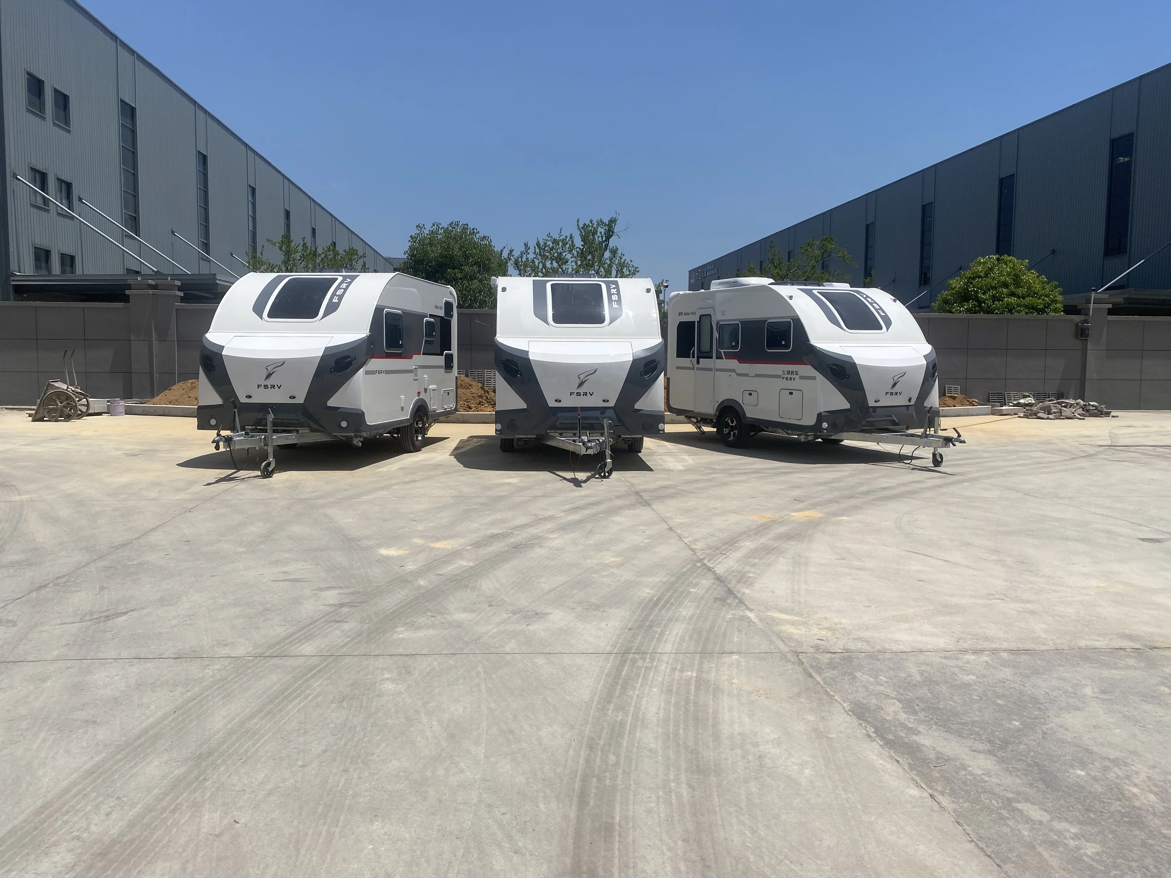 Manufacturer 2022 New Factory Travel Camper On Road Camping Caravan Travel Trailer