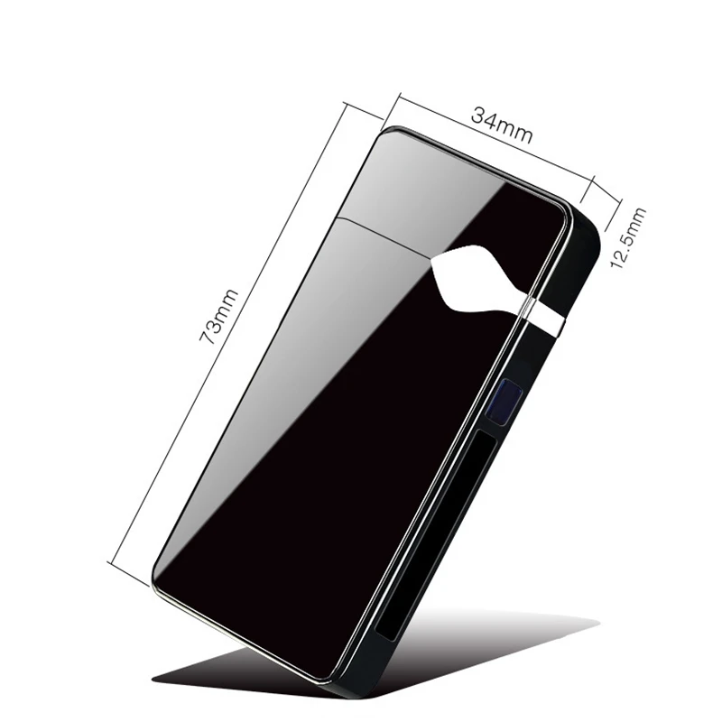 Dual Arc Lighter with LED Battery Indicator Flameless Electric Cigarette Lighter