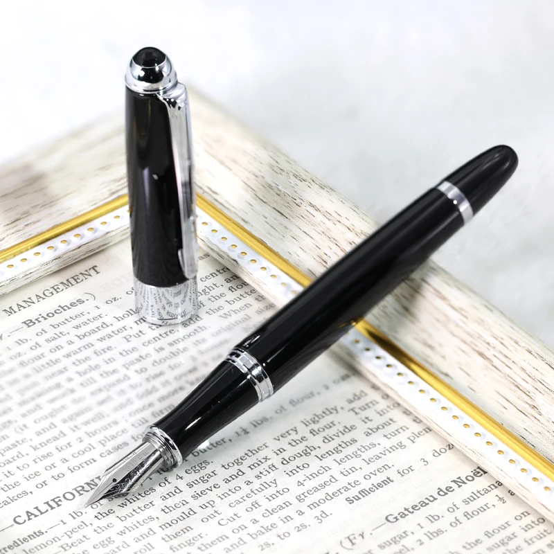 Electroplated Logo Promotion Luxury Gift With PrivateLogo From LINGMO Ink Fountain Pen