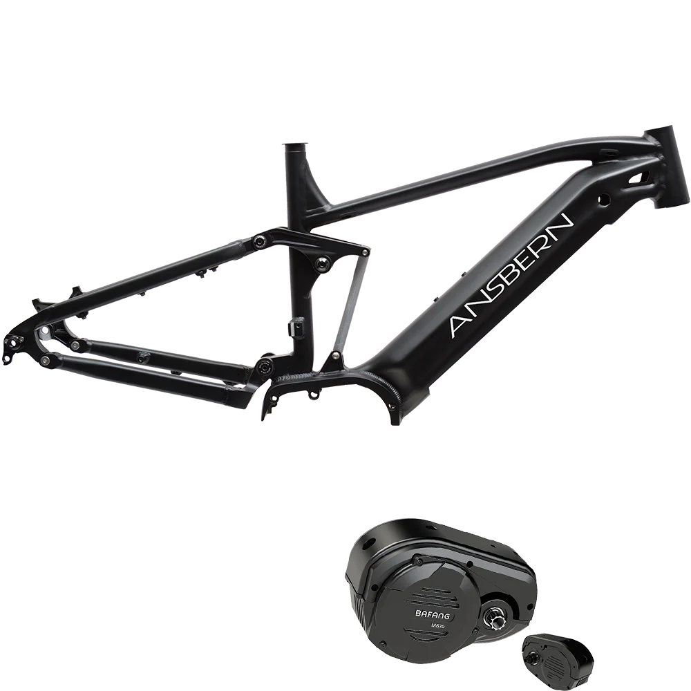 New full suspension e-bike MTB frame enduro carbon electric bike frame bicycle