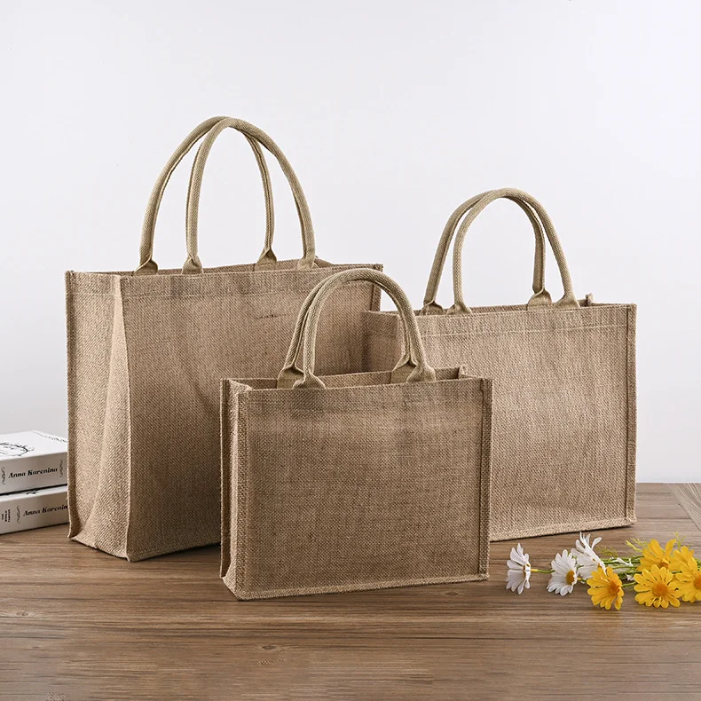 Burlap Jute bag for Teacher Mother Bridesmaid Wedding DIY Decoration