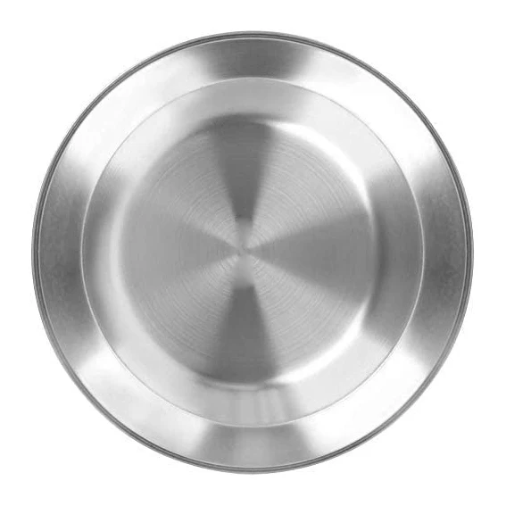 Stainless Steel Tableware Mess Kit Includes Plate Bowl Cup Spoon Fork Knife Chopsticks & Mesh Bag for Camping 4 Person