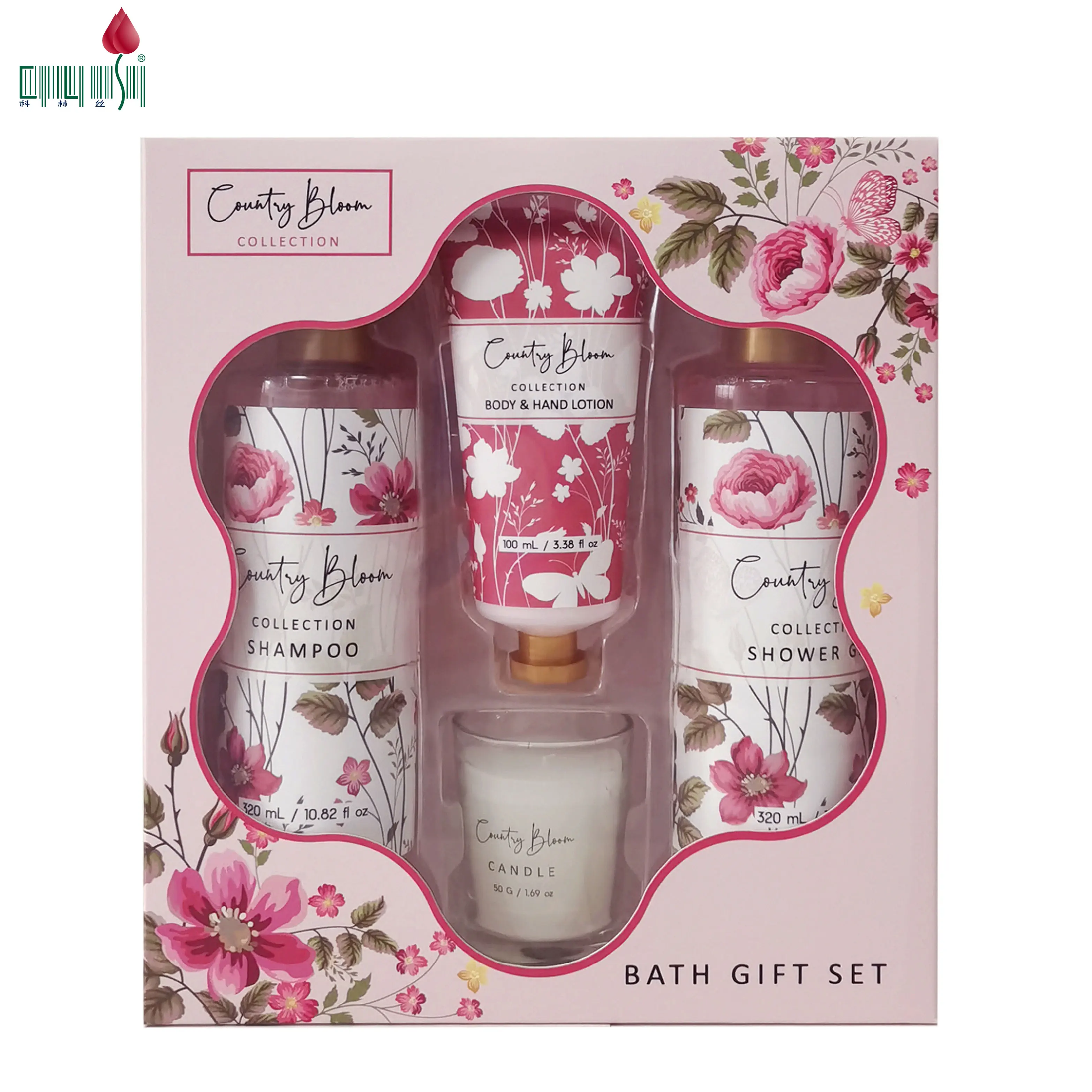 Wholesale price lasting fragrance body spray perfume body lotion shower gel bath gift set