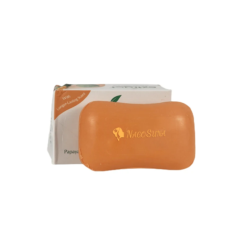 Горячая Распродажа! 125 г натурального папайи каламansi экстракт Отбеливающее травяное мыло