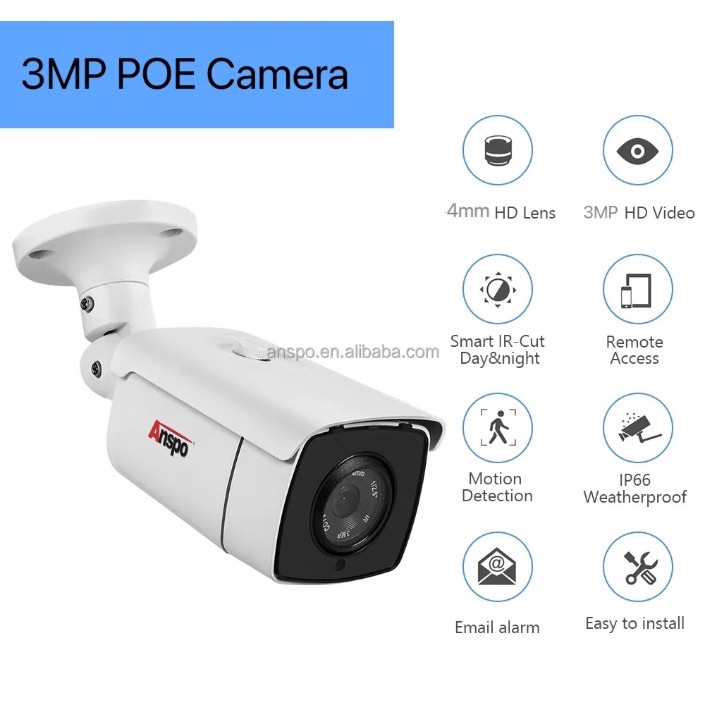 5MP IP camera  H.265 8CH IP POE NVR kit P2P cctv surveillance system AI Face recognition camera POE CCTV Security camera