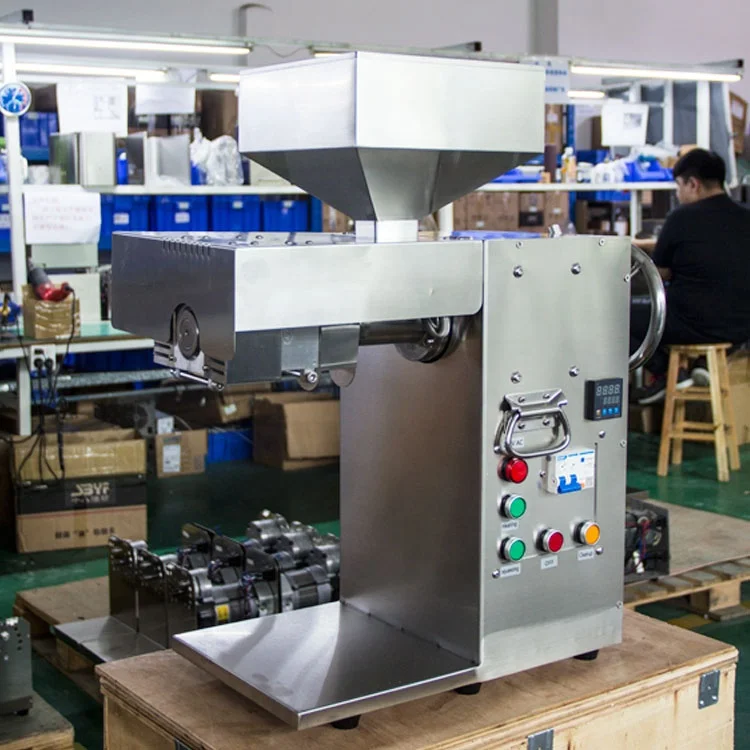 MJ T15 Olive 3000W Oil Pressers 20kg/h Commercial Fully Automatic Nut Seed Peanut Cold Screw Oil Press Machine