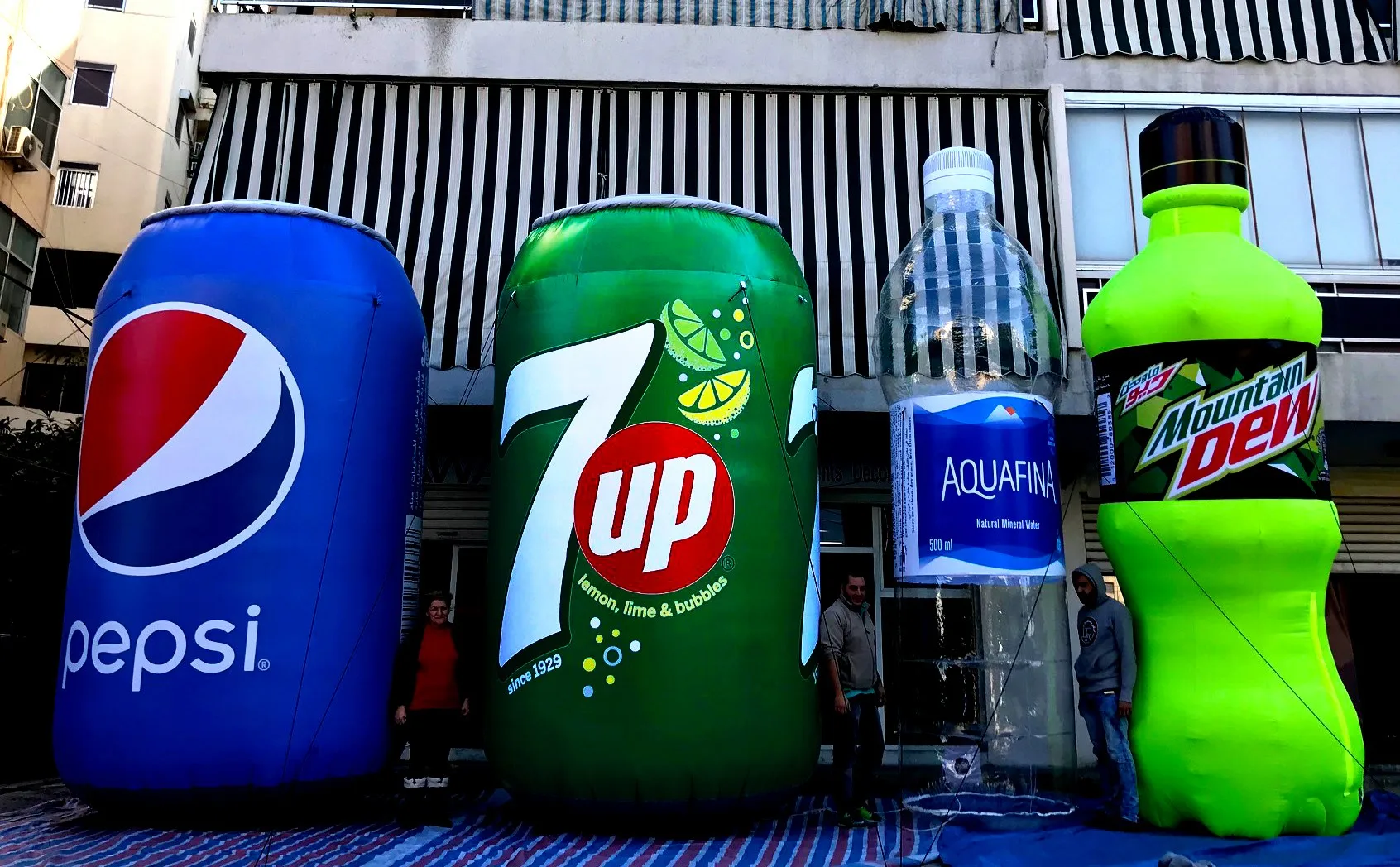 Giant Inflatable Drink Juice Soda Bottle Shape Balloon
