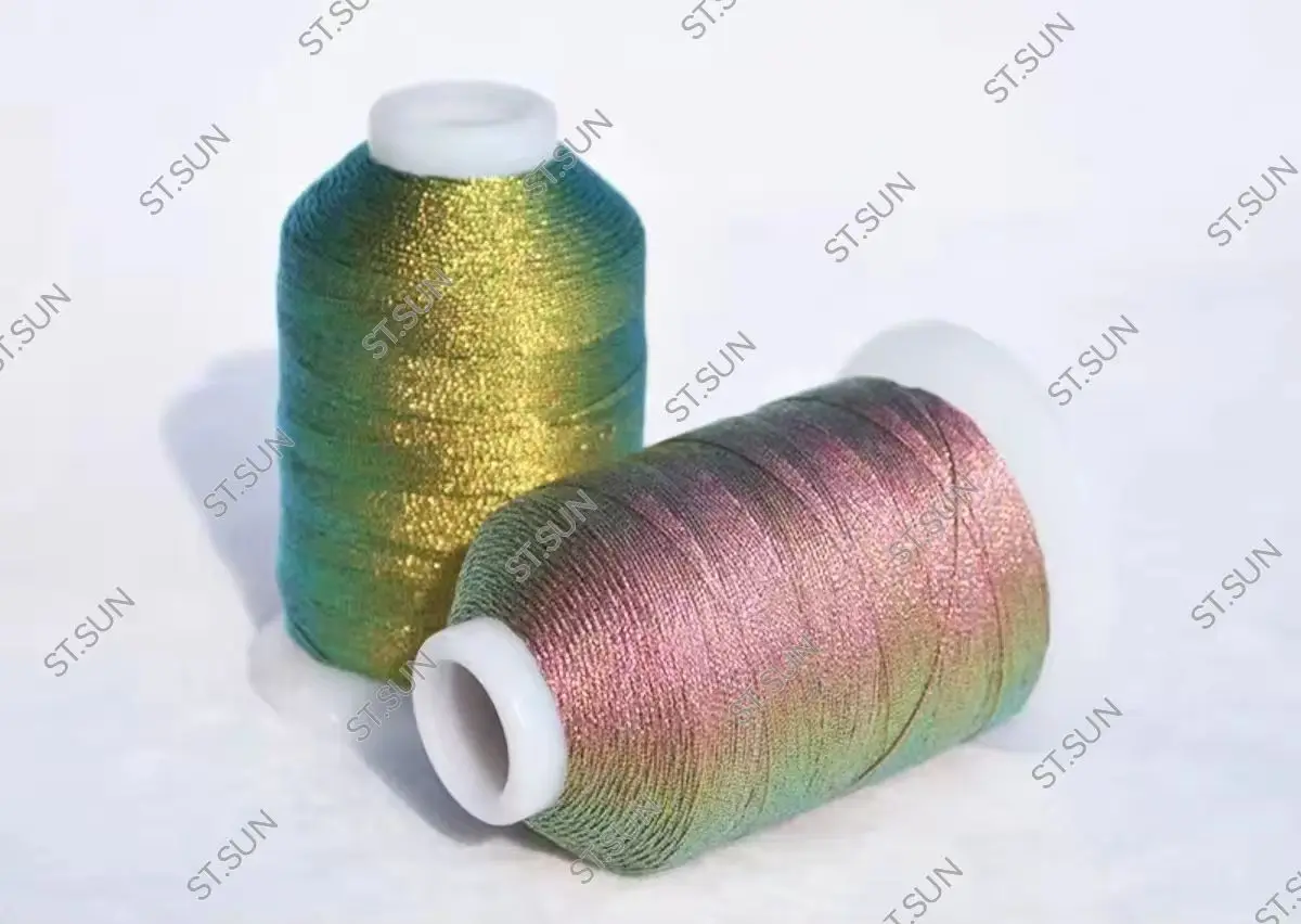 Silk Line Diy Handicraft Knitting Embroidery Handmade Gold And Silver Thread