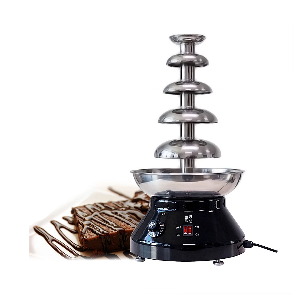 Commercial Heating  Melting Chocolate Stainless Steel Waterfall Chocolate Pro Fountain Machines For Party Restaurant Activity