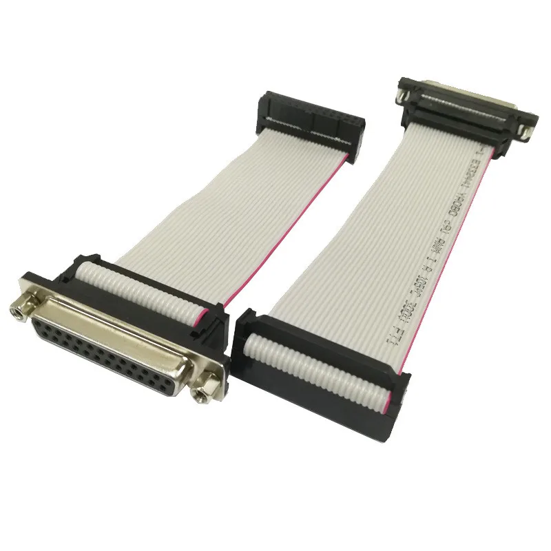 RS232 cable  DB25  plug to IDC Flexible Ribbon Cable