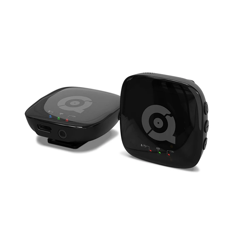 Universal Wireless Mic within 20m Noise Reduction 2.4G Wireless Lavalier Microphone for Live Stream, Interview, Vlog shooting