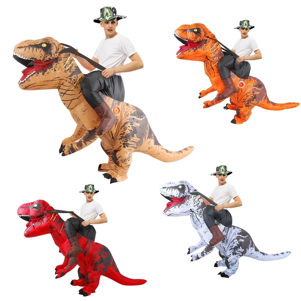 Custom Adult size T-rex Inflatable costume Halloween Cosplay Inflatable Dinosaur Costumes