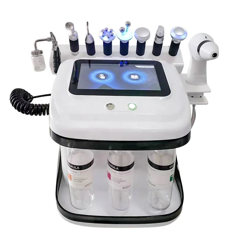 Diamond Dermabrasion 6 in 1 Hydro Machine 7 in 1 Hydro Peeling Machine with Oxygen Jet Multi-Function Unit