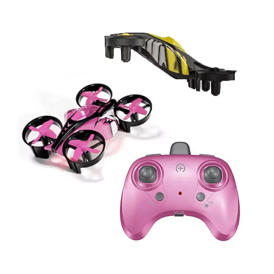 DWI Dowelliin mini drone pocket drone RC Drone Quadcopter with 2-In-1 Race and Fly Mode LED Lights Auto Hovering