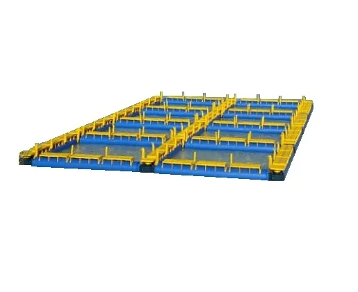  Плавающая клетка для рыбного хозяйства HDPE Квадратной формы 4x4 метра 6 отверстий лучшее качество
