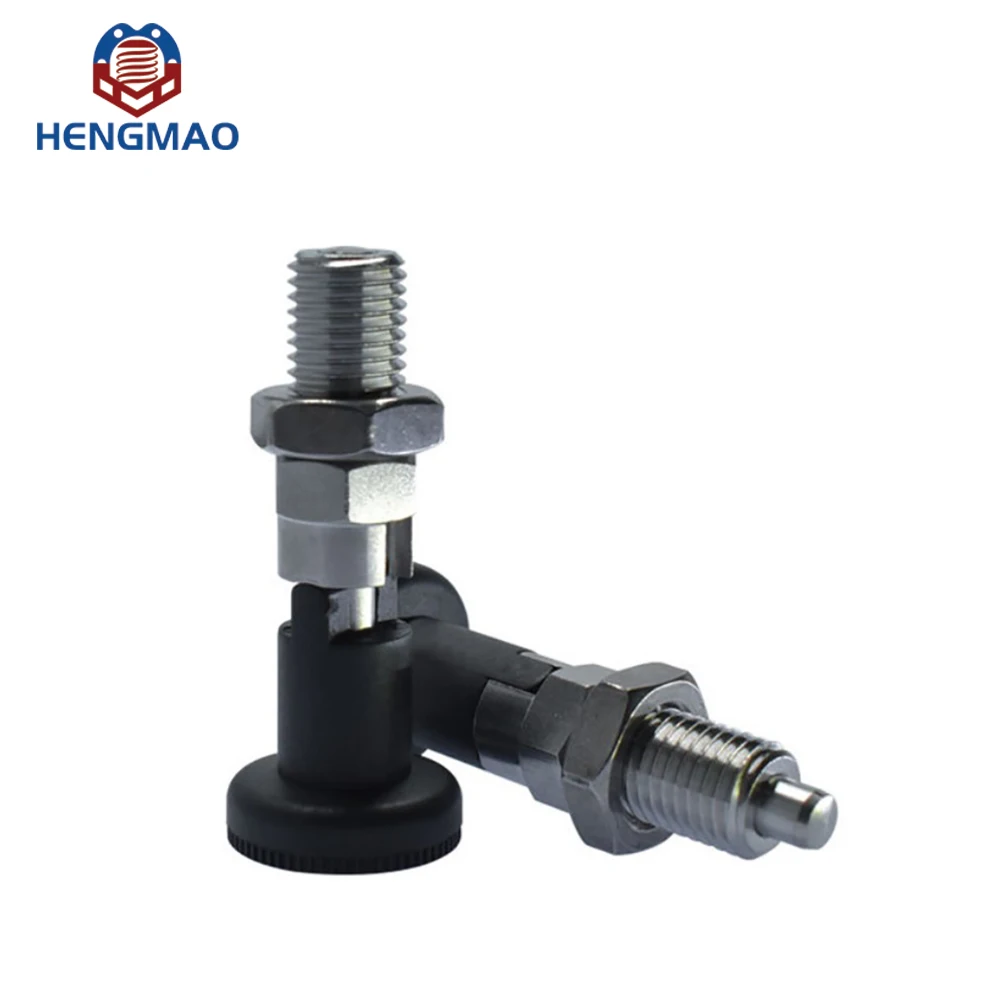 Good Quality Carbon Steel and Stainless Steel Metric M8 M10 Black Knob Plunger With Hex Nut