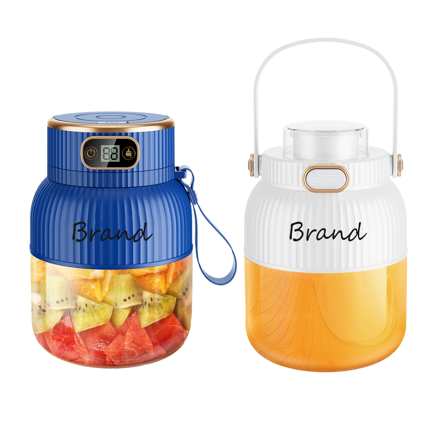 Fruit Juicer Cup USB Rechargeable Chopper Portable Mini Milkshake Blender Smoothie Mixer Citrus Lemon Juice Extractor
