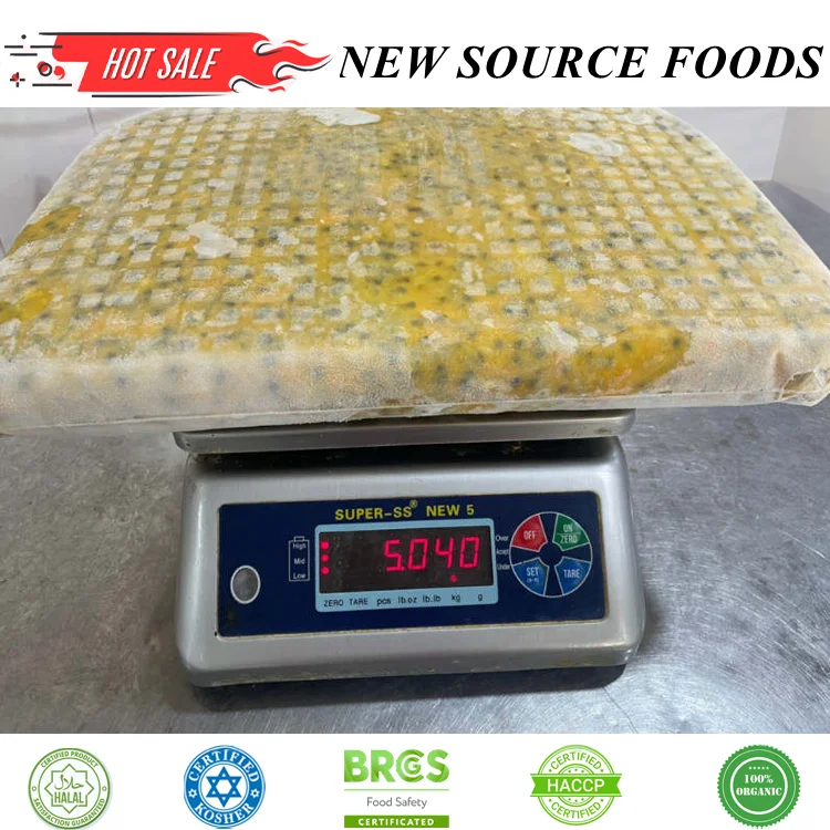 IQF Frozen Passion Fruit Pulp - Tropical Essence for Exotic Drinks and Desserts
