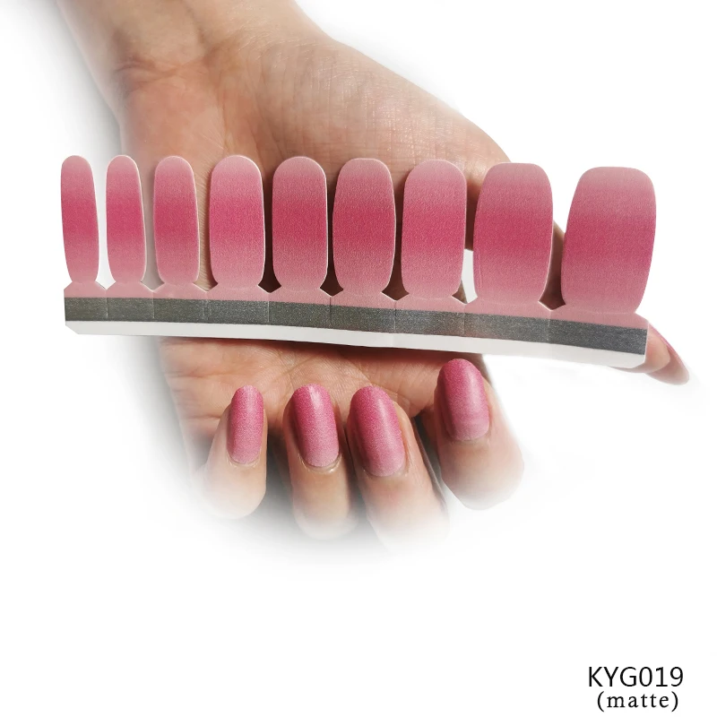 KIKILEE matte 100% real Nail polish wraps for buying online