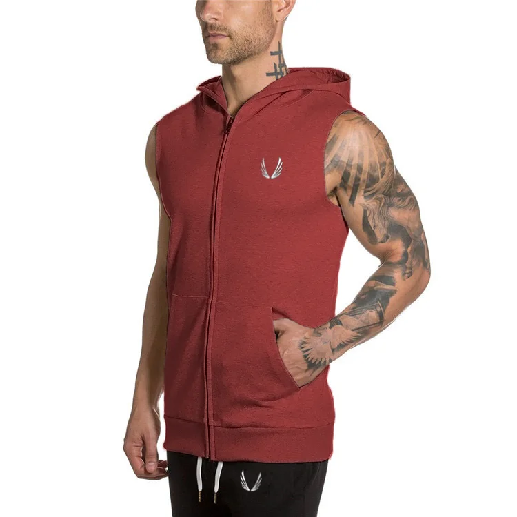 
Wholesale Design Your Own Sweat 2019 Custom Design Sports Mens Plain Waistcoat 
