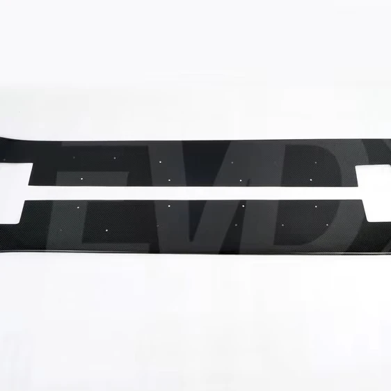 OEM STYLE CARBON FIBER SIDE SKIRTS ATTACHMENT FOR 2008-2015 MITSUBISHI LANCER EVOLUTION EVO 10