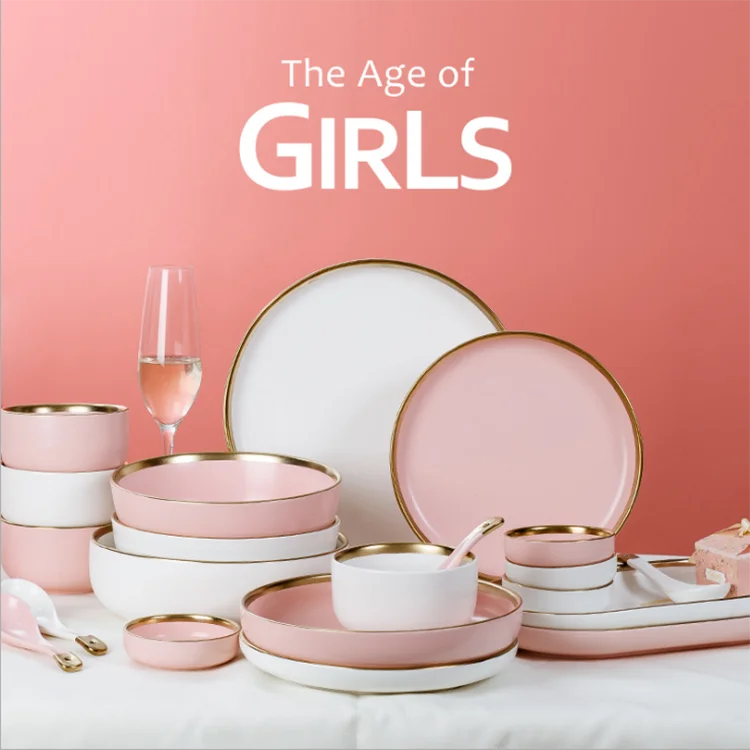 china cheap arcopal dish set dinnerware luxury opal kitchen ceramic matte gold rim royal porcelain dinner sets