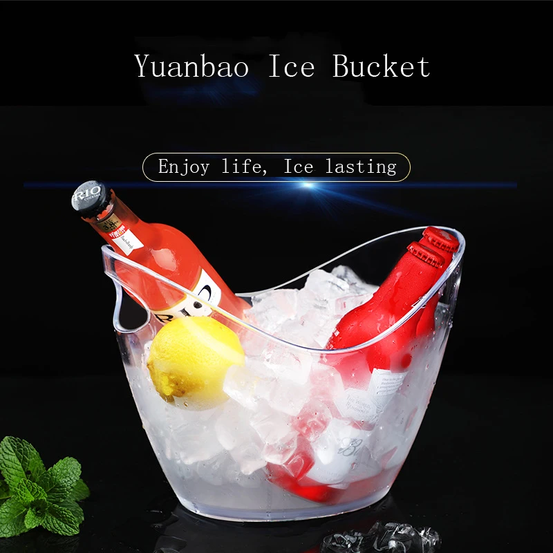 
ice bucket acrylic colar beer champaign bucket ice big small bar China wine glass bucket for ice stand mini large clear party 