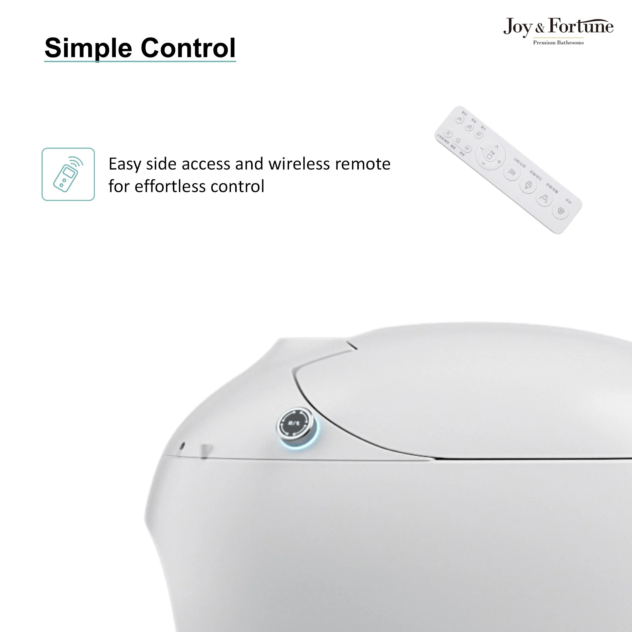 Automatic fulsh one piece egg shaped with siphon automatic intelligent toilet ceramic smart white color foot flush wc