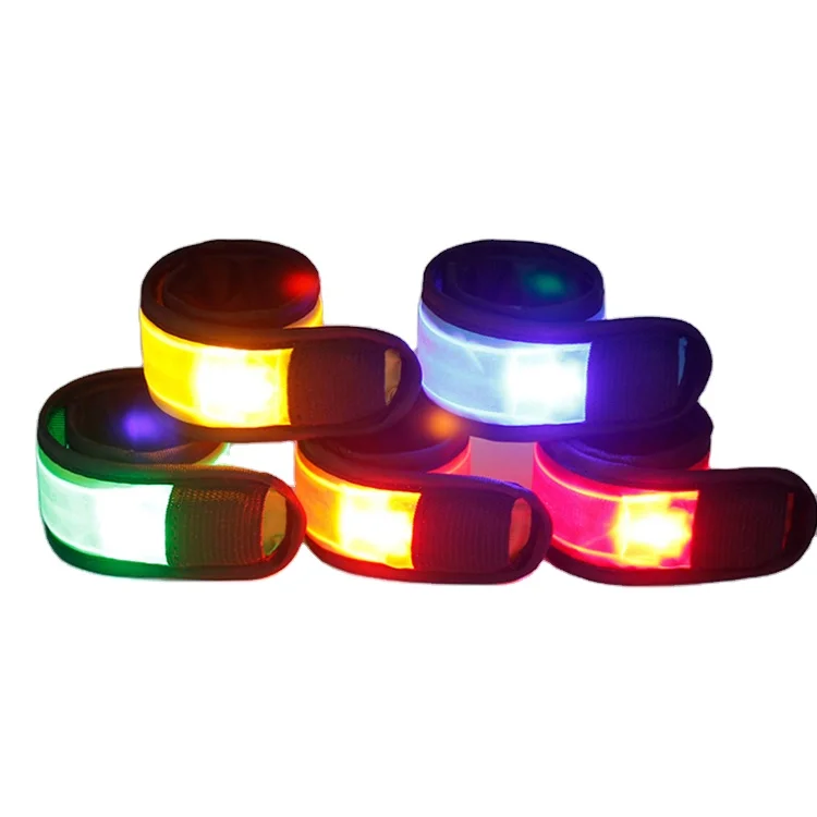Amazing Led Armband Led Slap Bracelet Light Up Sports Event Wristband ForRunning Cycling Hiking Jogging Programmable Led Armband