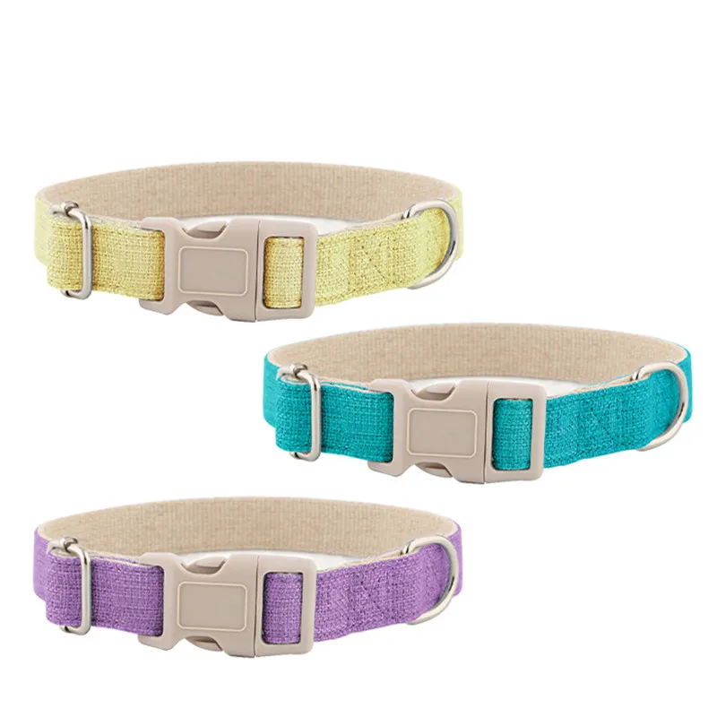 Multiple Colors Pet Collar for Small Medium Large Dogs Necklace Outdoor Training Adjustable Dog Collar Accessories