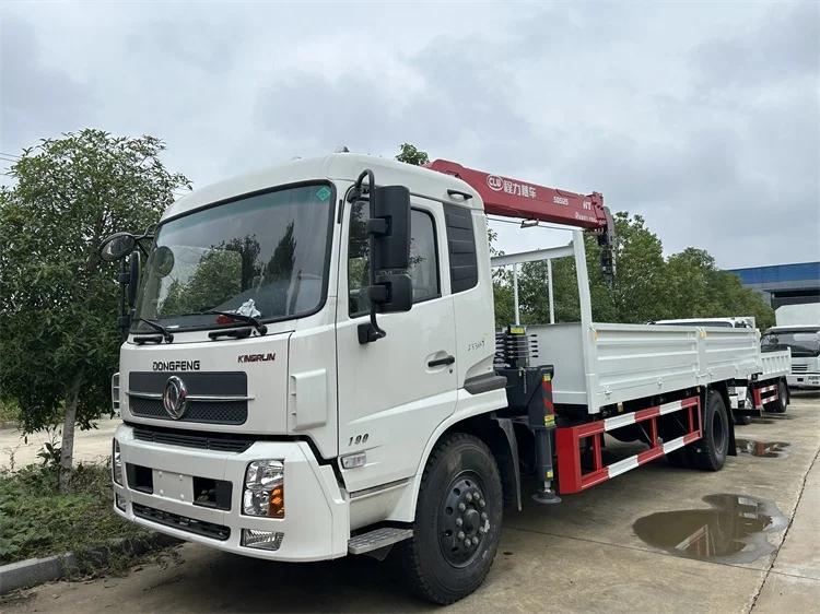 Dongfeng 4*2 Truck Mounted Crane Selling in Africa 5ton 8ton for Sale