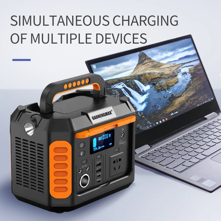 Открытый Портативный солнечной энергии для хранения 110v 220v высокой мощности аварийный источник питания паяльная станция 500 Вт 1000W портативный аккумулятор