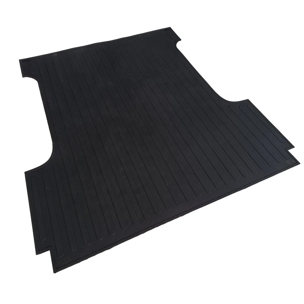 Black Heavy Duty Rubber Truck Bed Tray Mat fit 6.5ft/5ft RAM  DODGE Ford GM Jeep