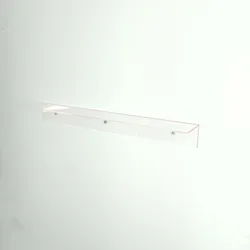 Premium Home Storage Shelves Display Organizer Acrylic Floating Wall Shelf for Bathroom Retail Hanging Rack