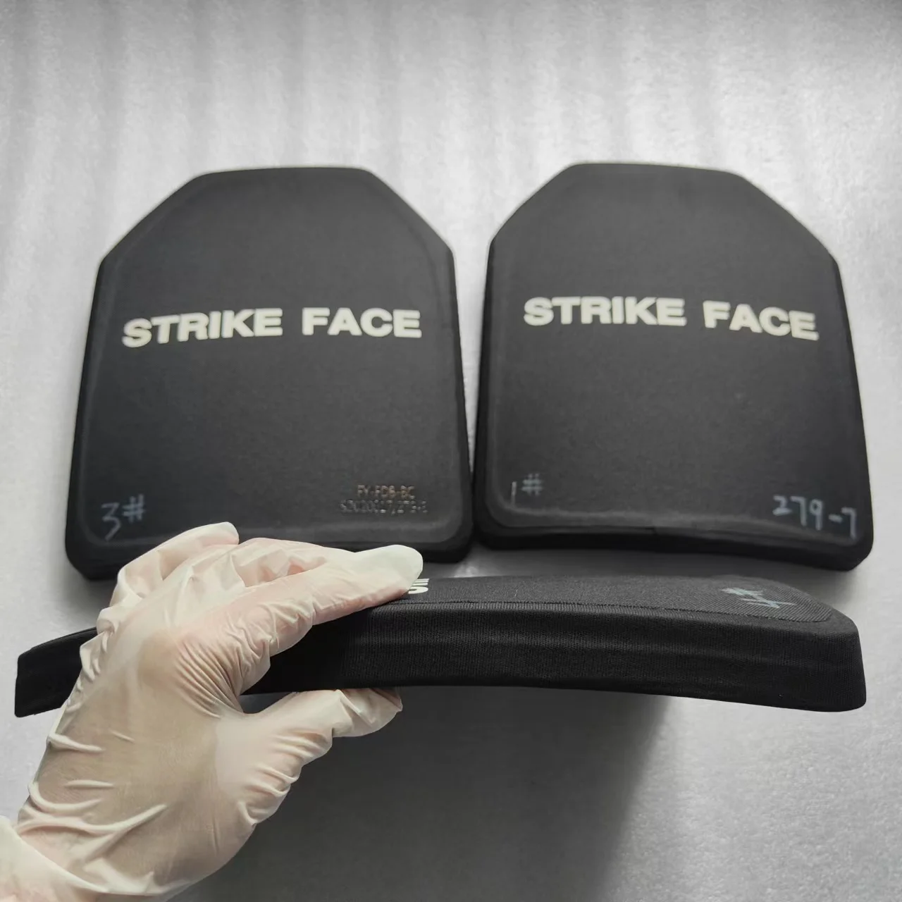 UHMW-PE composite alumina nij level iv plates stand alone