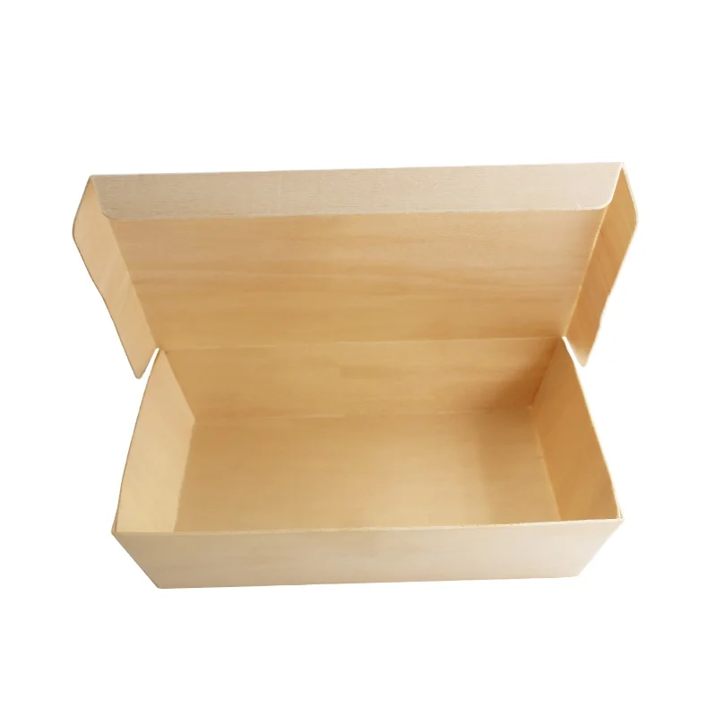 Все в одном деревянная коробка для фаст-фуда деревянная коробка для хранения на вынос