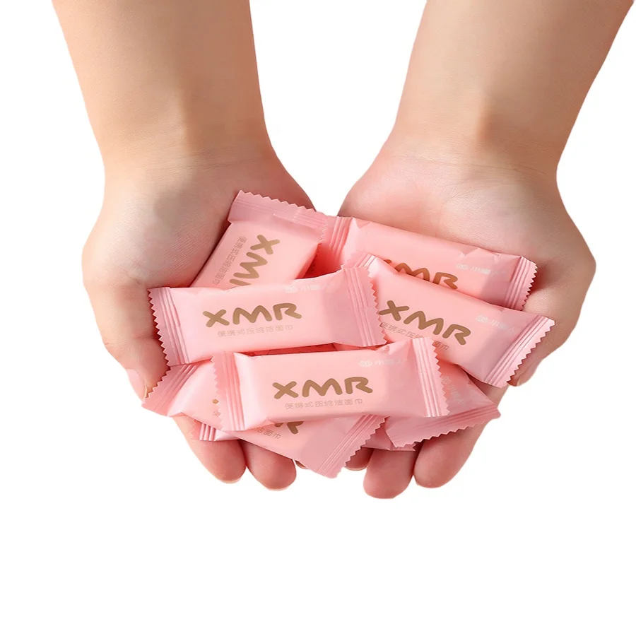 Хлопковое одноразовое полотенце Little Kitty, портативные мини-полотенца для очистки для отеля, путешествий, спортзала