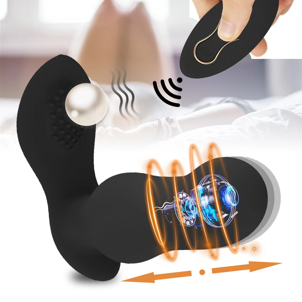 Life waterproof Sex toys shop Anal plug set dildo anal remote control 7-frequency vibration anal beads for women