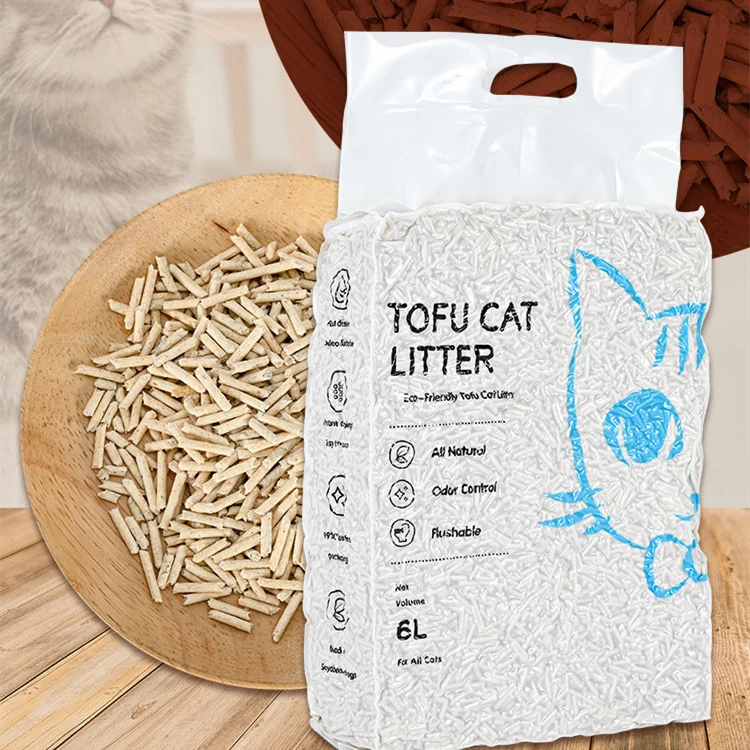 Customize Packing Bag Cat Litter Tofu Cat Litter No Dust Tofu Silica Gel Cat Litter