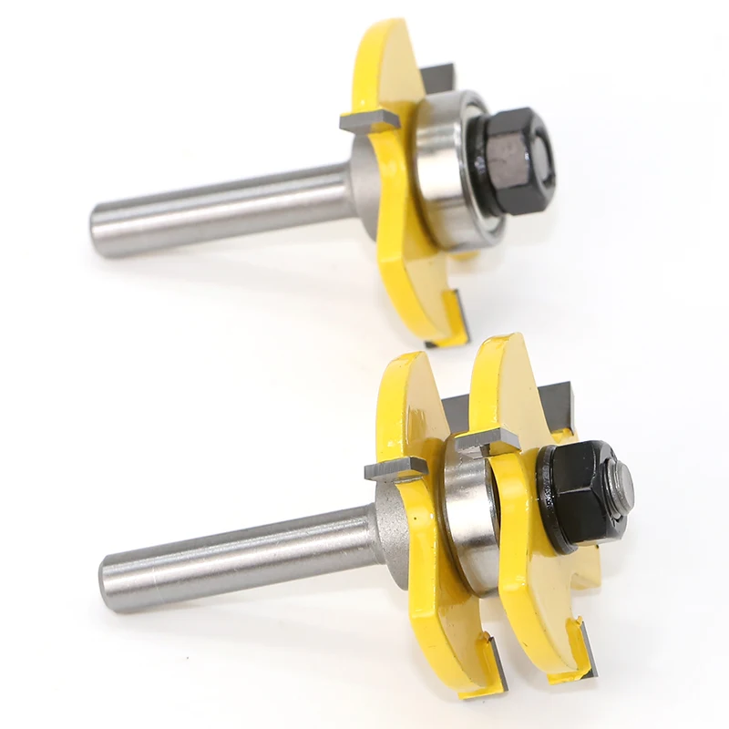 2 шт. Концевая фреза 8 мм хвостовик с ответной канавкой и шарнир в сборе для создания выпуклой филенки